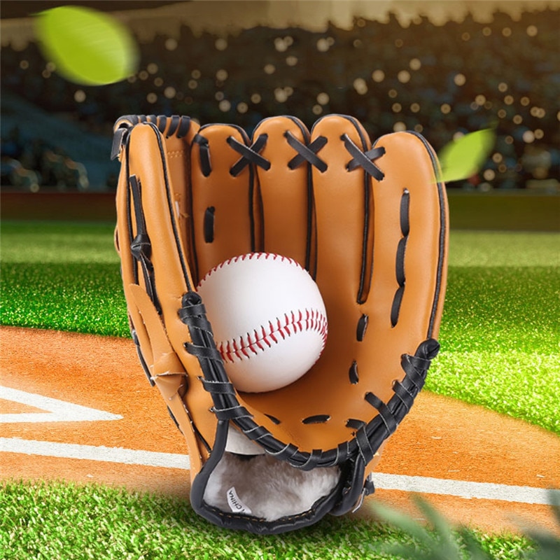 Baseball Training Glove Outdoor Sport Softball Practice Gloves Kids/Adults Professional Baseball and Softball Mitt 1 YK1600(1)