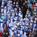 Hartlepool United Attend Game as Smurfs photo soccer fans Hartlepool United Attend Game as Smurfs photo soccer fans